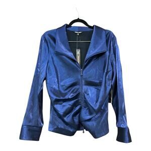 Samuel Dong Top Women Blue Small NWT